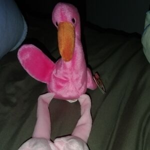 Original Beanie Baby plush Pink Flamingo : Pinky